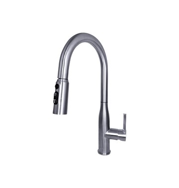 【MULTI百工居室】MIT製造MTK29STBN伸縮檯面鵝頸龍頭_不鏽鋼拉絲