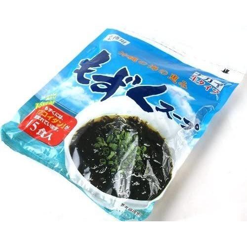 ナガイ 沖縄の海の恵み もずくスープ 35g 15食入×2パック 生タイプ 業務用