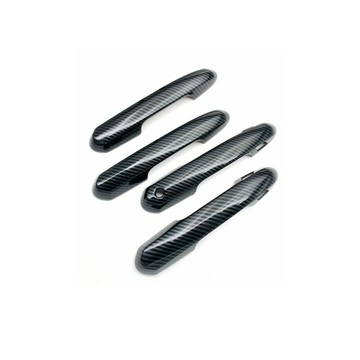 適用于2019款豐田RAV4專用拉手 榮放車門把手蓋 改裝手扣貼碳纖維