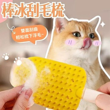 熱銷 貓咪浮毛梳 寵物硅膠按摩梳 不傷膚 寵物必備 兩面方便懸掛 貓咪按摩梳 貓咪毛髮護理 寵物刷毛梳 可清洗 寵物用品