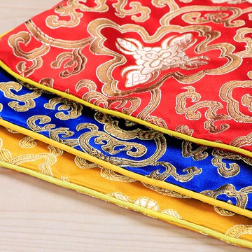 包經布經書袋藏式經書包佛教用品加厚織錦綢緞修曼扎布裹經布