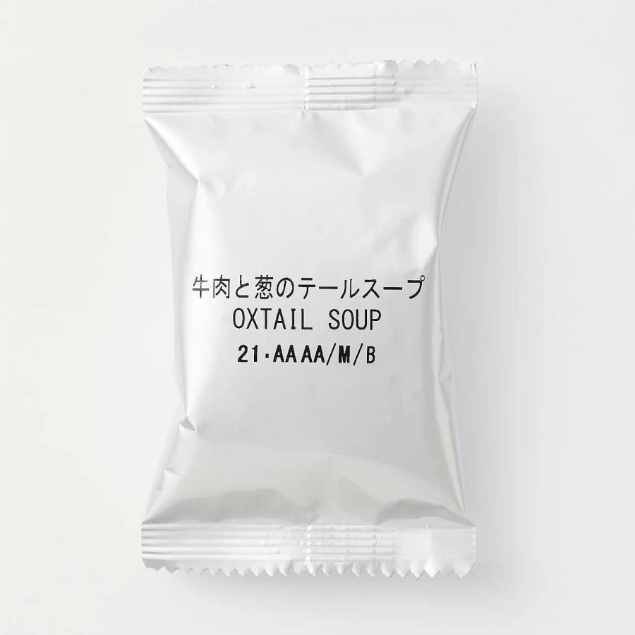 良品計画 無印良品 食べるスープ 牛肉と葱のテールスープ 4食