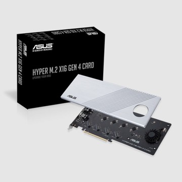 【享最高折300】ASUS 華碩 HYPER M.2 X16 GEN 4 CARD 介面卡/擴充轉接/PCIe 4.0