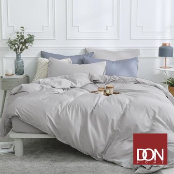 DON 雙人300織長絨棉兩用被套床包組-時光漫旅(多色任選)