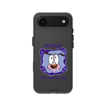 iPhone Air Clear (相機按鈕) 酷墨灰 - Courage the Cowardly Dog膽小狗英雄 - 詭異的氛圍