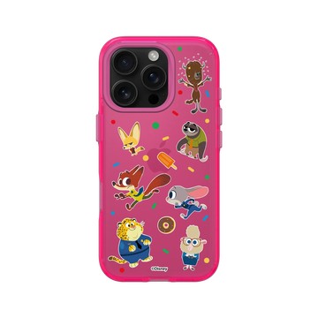 iPhone 16 Pro Clear 粉漾桃 - Walt Disney Animation Studios - 動物方城市 - 角色集合