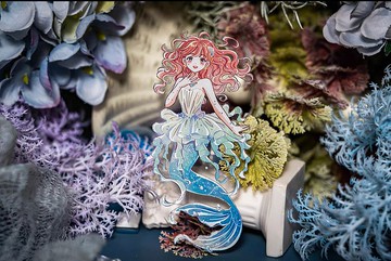 海洋之淚 PET 和紙膠帶 燙鐳射銀