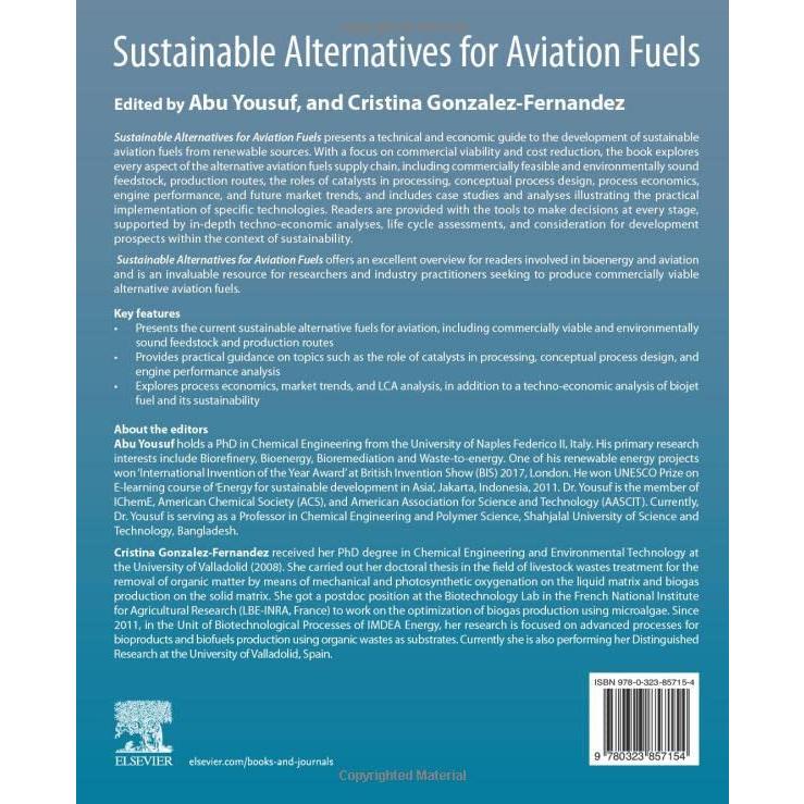 Sustainable Alternatives for Aviation Fuels