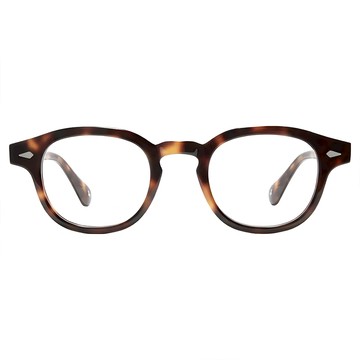 CARIN 復古方型膠框光學眼鏡 DENSE_M_C2  145mm  玳瑁棕
