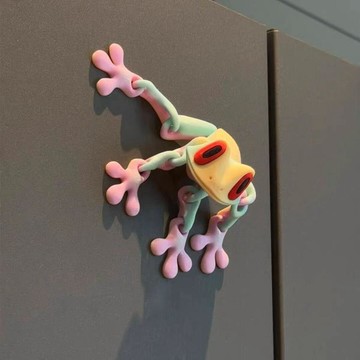【小悅居】磁性青蛙創意冰箱貼磁力3D打印擺攤爆款小商品最新玩具新款3d網紅同款、熱門單品 人氣好物