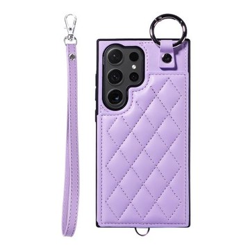 適用三星S24Ultra手機保護殼輕奢風帶卡包S23+卡套A55一體S22零錢包s23FE新款A54可放卡A53指環扣A52支架A15