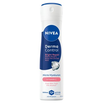 NIVEA 妮維雅 台灣公司貨 玻尿酸養膚嫩白止汗噴霧  1個  150ml