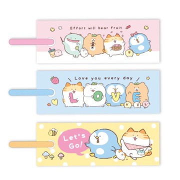 胖胖星球 單字卡(中)-粉/藍/黃