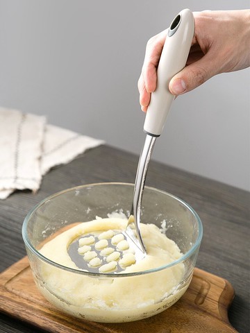 家用不銹鋼壓泥器 廚房創意小工具紅薯水果搗碎器 碾壓土豆泥神器