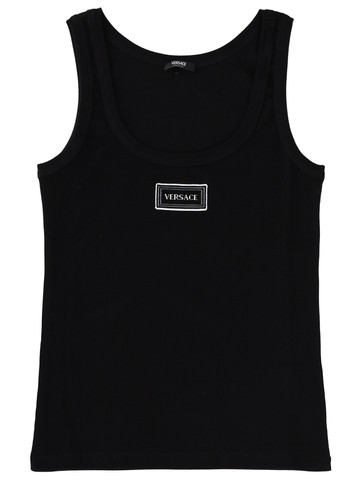 versace tank top with logo