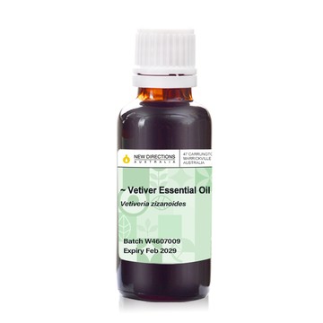NEW DIRECTIONS 單方純精油30ml-岩蘭草Vetiver(澳洲原裝進口-新方向)