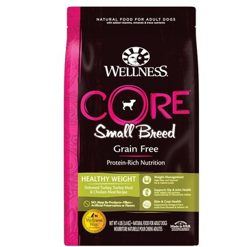 Wellness -Core無榖小型成犬體重管理4LB~狗狗/減肥犬/小成犬/室內犬/全齡犬/低卡保健/乾糧飼料