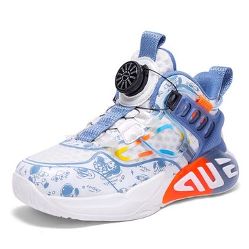 男童鞋子兒童運動籃球鞋中大童男孩秋季男孩超輕跑鞋減震跳繩專用