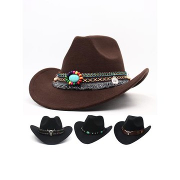 夏輝老師起舞民族風西部牛仔帽藏族藏式鍋莊舞表演演出舞蹈翹邊帽