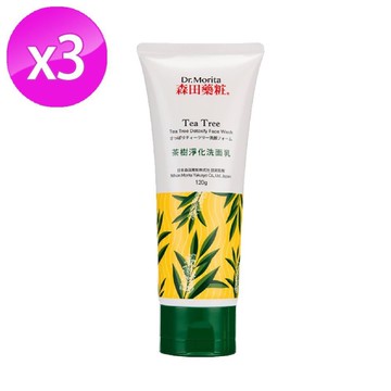 Dr.Morita森田藥粧-茶樹淨化洗面乳(120g)x3支