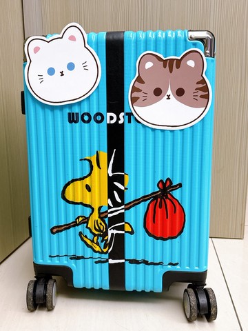 貓咪柑仔店防水行李箱貼紙 貓咪大頭