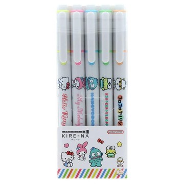 【STU】Pilot Kire-na 導引雙頭螢光筆 5色組 附軟尺 SKIW Fast Dry 日本文具大賞 限定