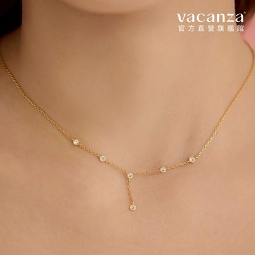 vacanza｜星辰淚光・鎖骨鍊｜奧地利水鑽｜交換禮物#1118新品 #新年飾品 #新年禮物