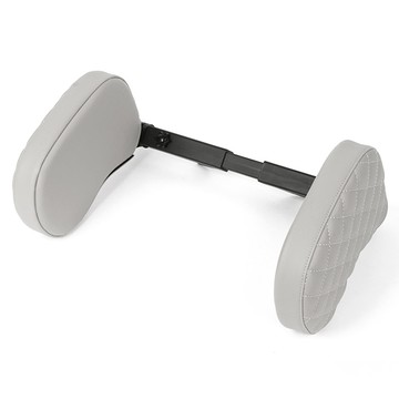 KM Motors 車用絎縫頭枕  1個  暖灰色