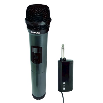 DIKE Apollo悅聲精韻VHF無線麥克風組 15M超廣有效距離 6.3mm麥克風接孔 即插即用免設定  DVM150  鐵灰色