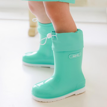 bay*b 兒童夢幻色雨鞋  薄荷  190