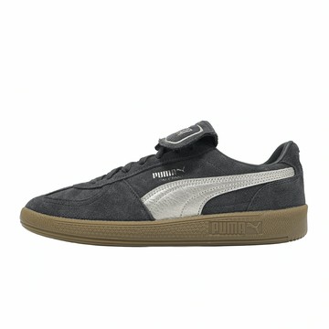 Puma 休閒鞋 Palermo Premium Metallic 男鞋 女鞋 灰 白 麂皮 復古 德訓鞋 404021-02