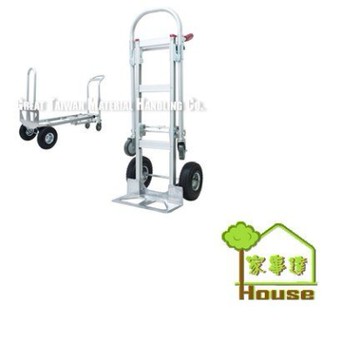[家事達] 台灣GTMH-HS-7A 專業級-二合一鋁製手推車-載重： 350Kgs 特價 工作車 平板車