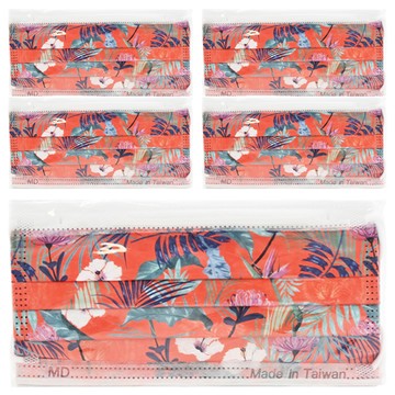 無藏生醫 成人醫療口罩  熱血叢林  5片  1包