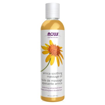 【NOW】山金車舒緩按摩油 Arnica Soothing Massage Oil 237ML 基礎油/按摩油/美國原裝