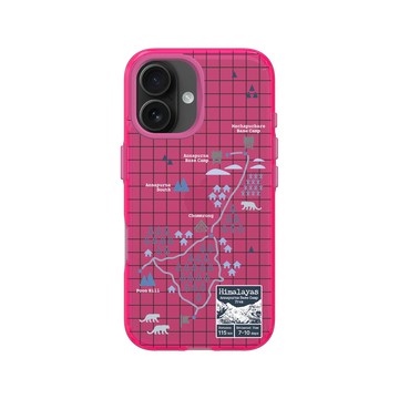 iPhone 16 Clear 粉漾桃 - Nature Explorers 自然探索指南 - 探索指南（夜晚的喜馬拉雅山）