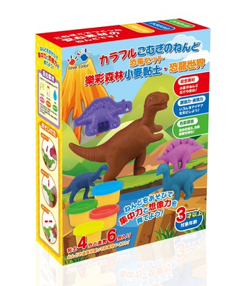 樂彩森林 小麥黏土-恐龍世界