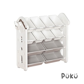 【PUKU藍色企鵝】「UNI有你宅」玩具收納櫃4+8件組