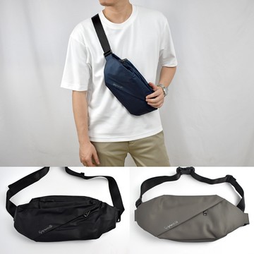 腰包 素面隱形斜拉鍊 NZD63