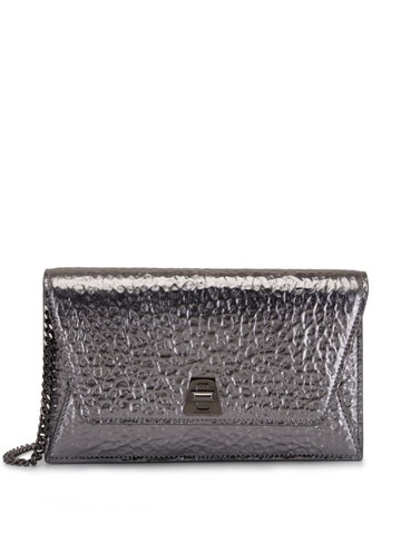 Akris - Anouk leather crossbody bag - women - CALFSKIN - One Size - Silver