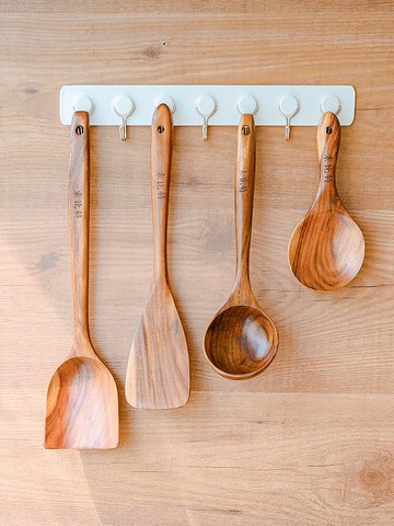 實木鍋鏟 木鏟子不粘鍋專用長柄木勺廚具炒菜家用實木頭相思木