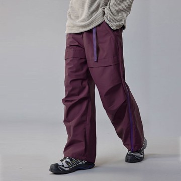 男士加絨保暖直筒闊腿 機能休閑工裝褲
