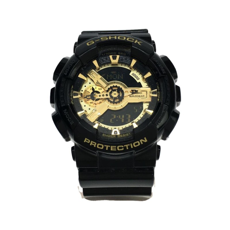 クォーツ腕時計・G-SHOCK/デジアナ/ラバー/BLK/BLK/GA-110GB-1AJF