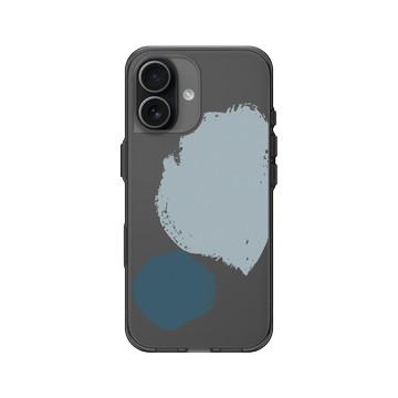 iPhone 17 Clear (相機按鈕) 酷墨灰 - Blob / 一團一團 - 蔚藍海沫