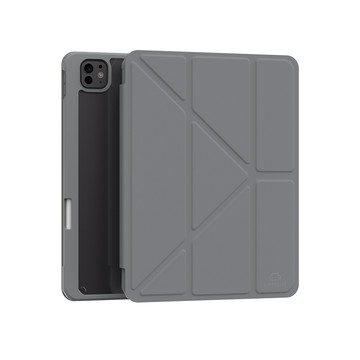 【HIPPORIZZ】iPad Pro 11吋 (2024/2025) Origo 晶透筆槽防摔殼 大象藍色