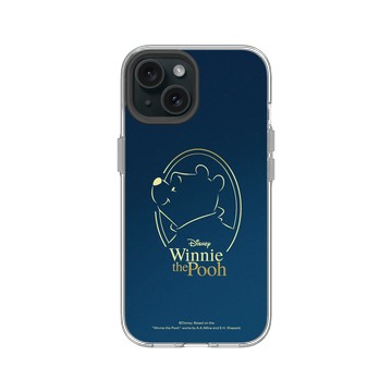 iPhone 15 Clear 透明 - 迪士尼-小熊維尼 Disney Winnie The Pooh - 時尚線條款