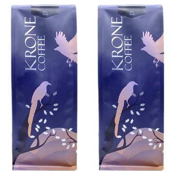 KRONE 皇雀 阿瑪菲咖啡豆/嚴選綜合咖啡豆 半磅  2包  咖啡豆(無研磨)  227g