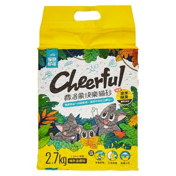 LitoMON 怪獸部落 費洛蒙快樂貓砂 條形豆腐砂  2.7kg  1袋  無香味