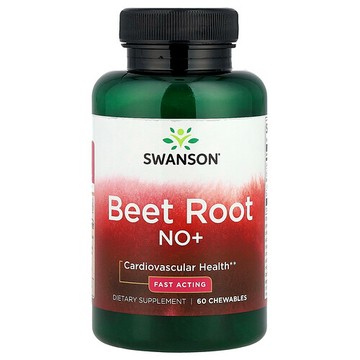 Swanson Vitamins, 甜菜根 NO+，60 片咀嚼片