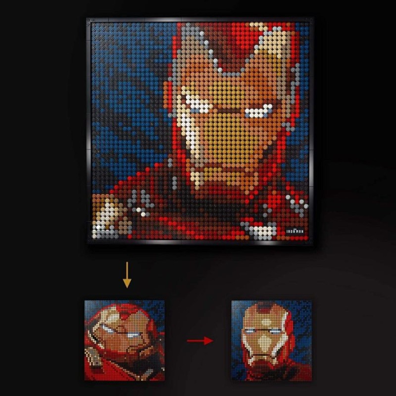 LEGO ART (レゴアート) マーベルスタジオ：アイアンマン Marvel ...