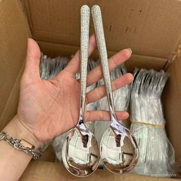 台灣24h🐏含淚出!巨便宜日本錘紋18/10不銹鋼西餐勺主餐更喫飯勺子調羹湯勺 HEHS